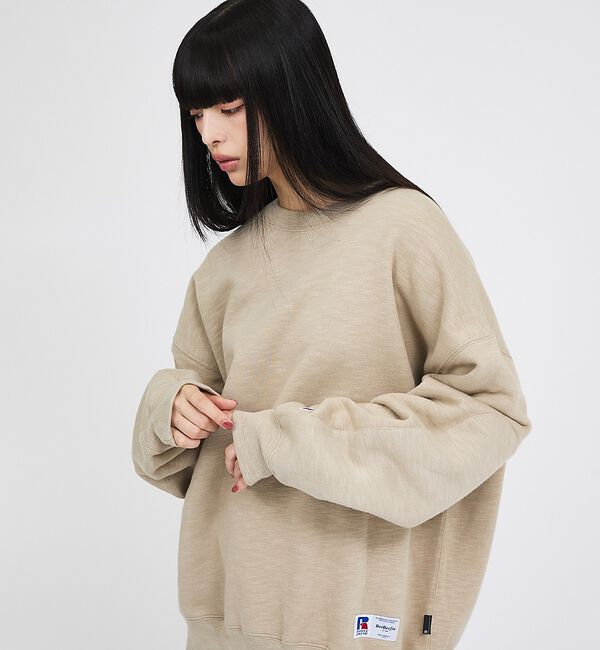 ABAHOUSE「WEB限定【RUSSELL&times;BerBerJin】Brushed Elbow Pa」|スウェット・ジャージ|