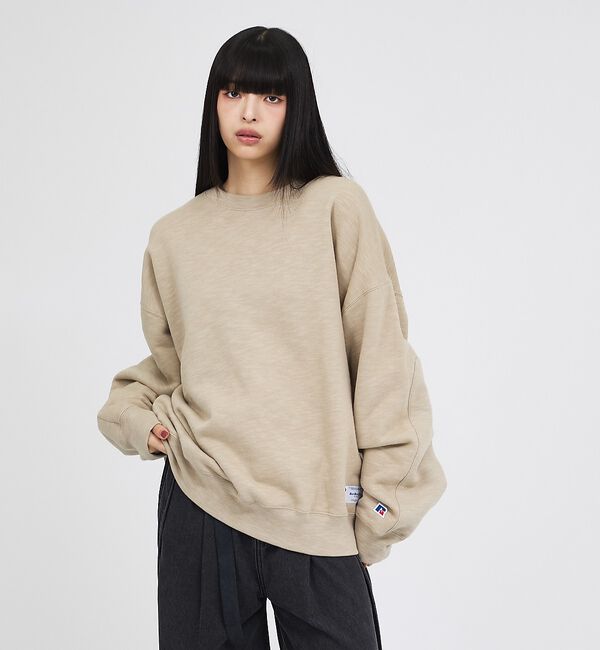 ABAHOUSE「WEB限定【RUSSELL&times;BerBerJin】Brushed Elbow Pa」|スウェット・ジャージ|