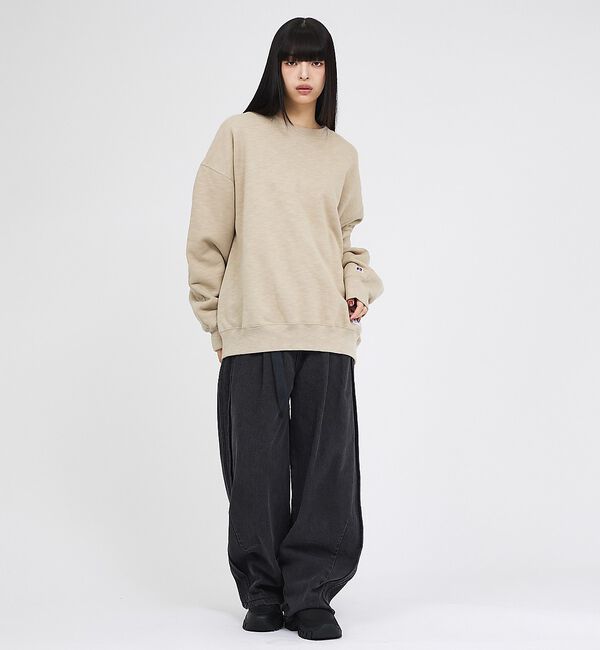 ABAHOUSE「WEB限定【RUSSELL&times;BerBerJin】Brushed Elbow Pa」|スウェット・ジャージ|