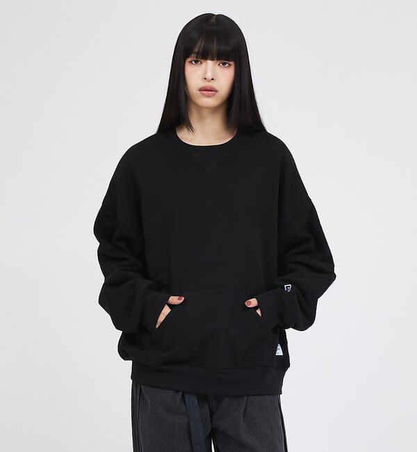 ABAHOUSE「WEB限定【RUSSELL&times;BerBerJin】Nu Blend Double」|スウェット・ジャージ|ブラック