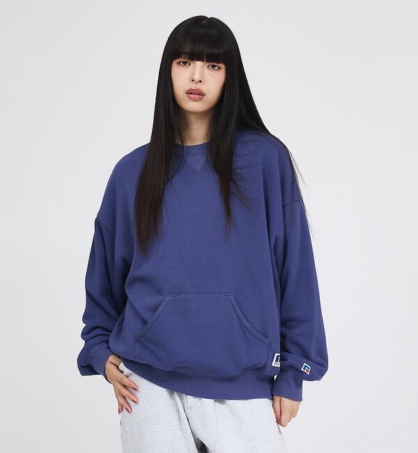 ABAHOUSE「WEB限定【RUSSELL&times;BerBerJin】Nu Blend Double」|スウェット・ジャージ|ネイビー