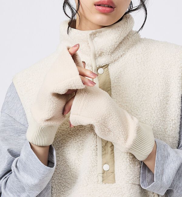 Rouge vif「【WILD THINGS/ワイルドシングス】MINI BOA HAND WARM」|手袋|