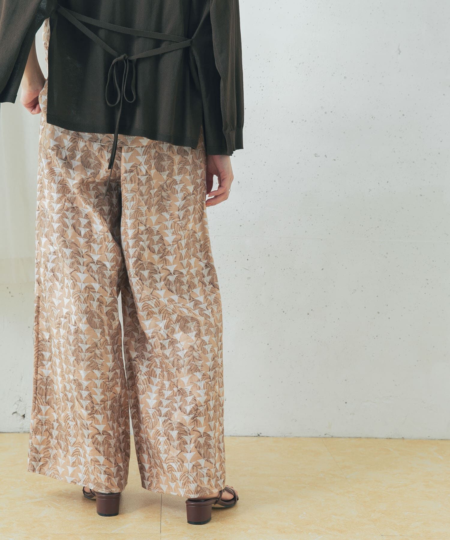 URBAN RESEARCH ROSSO「リーフプリントワイドパンツ」|その他|
