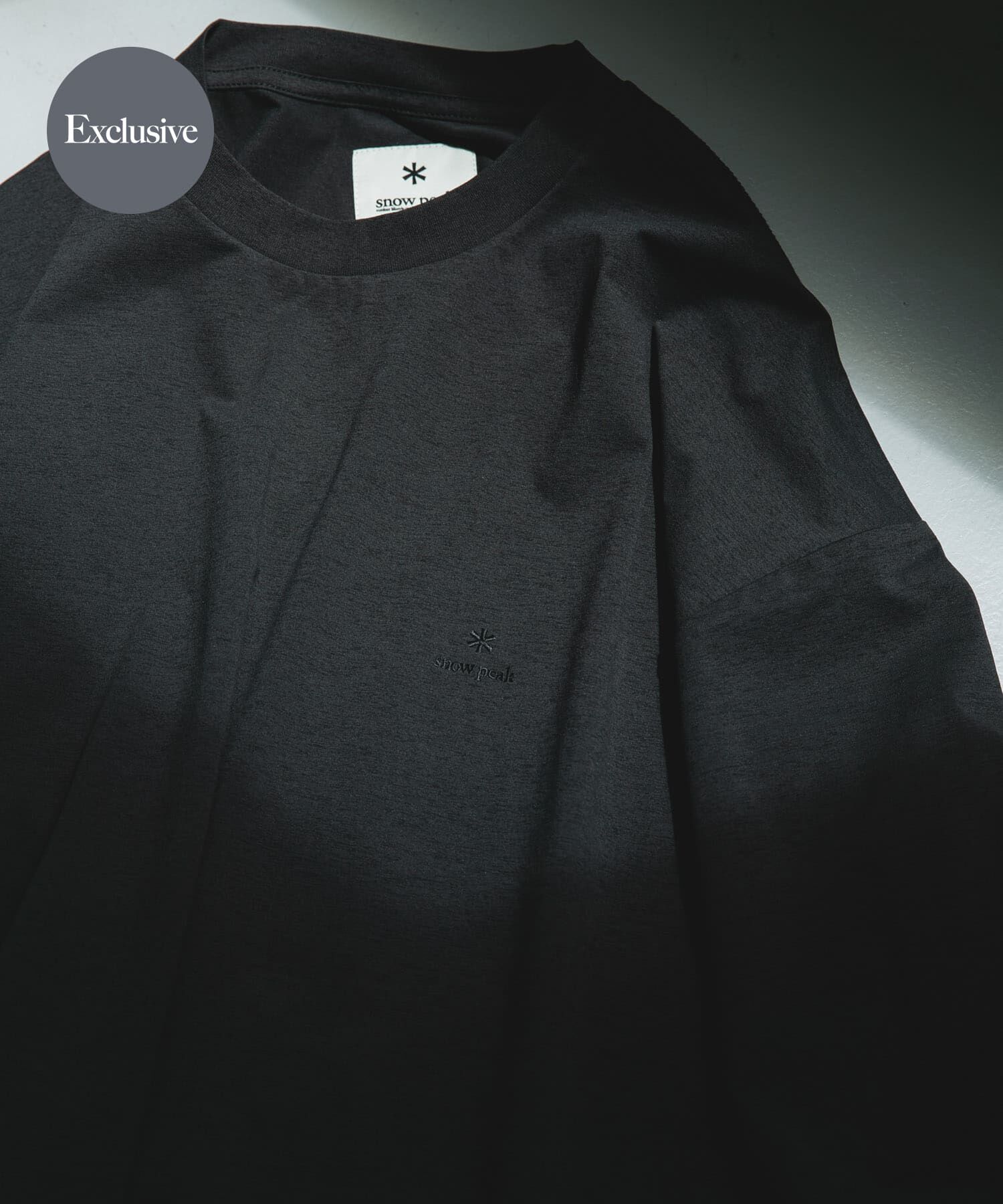 URBAN RESEARCH DOORS「『別注』Snow Peak Apparel&times;DOORS　WA/AC DRAWSTRING T-SHIRTS」|Tシャツ・カットソー|チャコールグレー