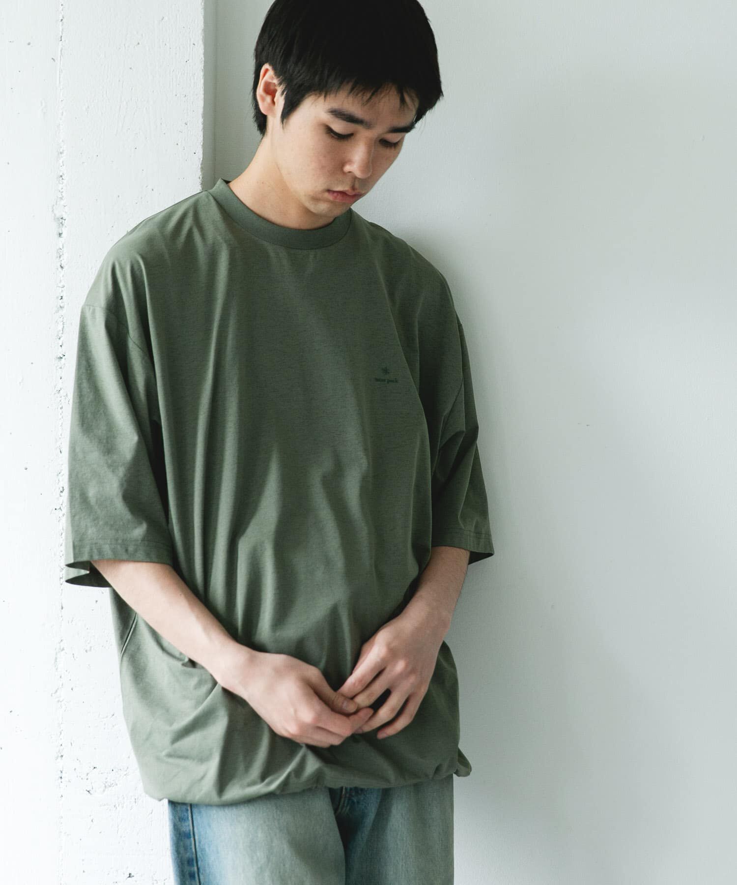 URBAN RESEARCH DOORS「『別注』Snow Peak Apparel&times;DOORS　WA/AC DRAWSTRING T-SHIRTS」|Tシャツ・カットソー|