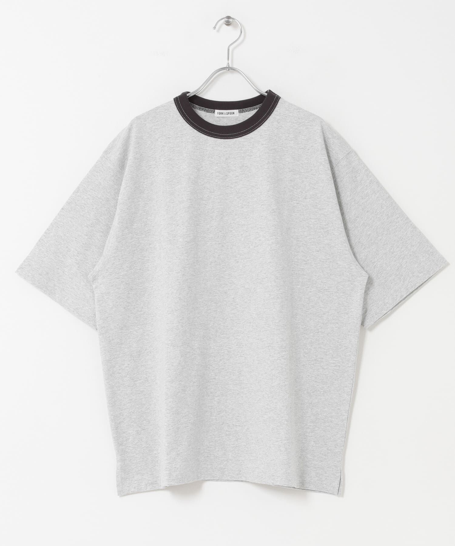 URBAN RESEARCH DOORS「FORK&SPOON　リンガーショートスリーブTシャツ」|Tシャツ・カットソー|
