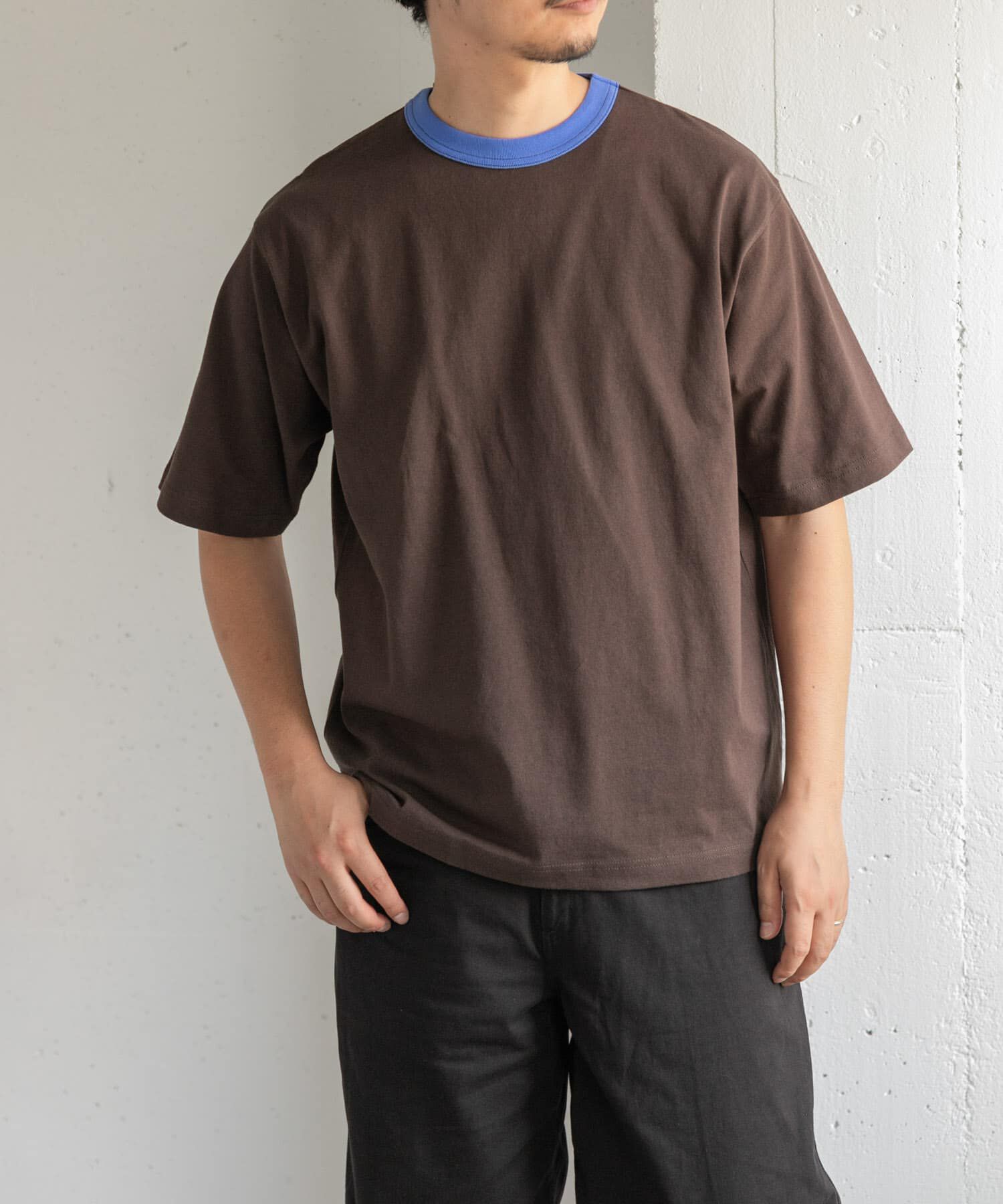 URBAN RESEARCH DOORS「FORK&SPOON　リンガーショートスリーブTシャツ」|Tシャツ・カットソー|
