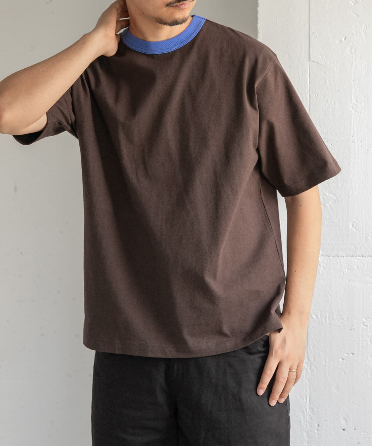 URBAN RESEARCH DOORS「FORK&SPOON　リンガーショートスリーブTシャツ」|Tシャツ・カットソー|