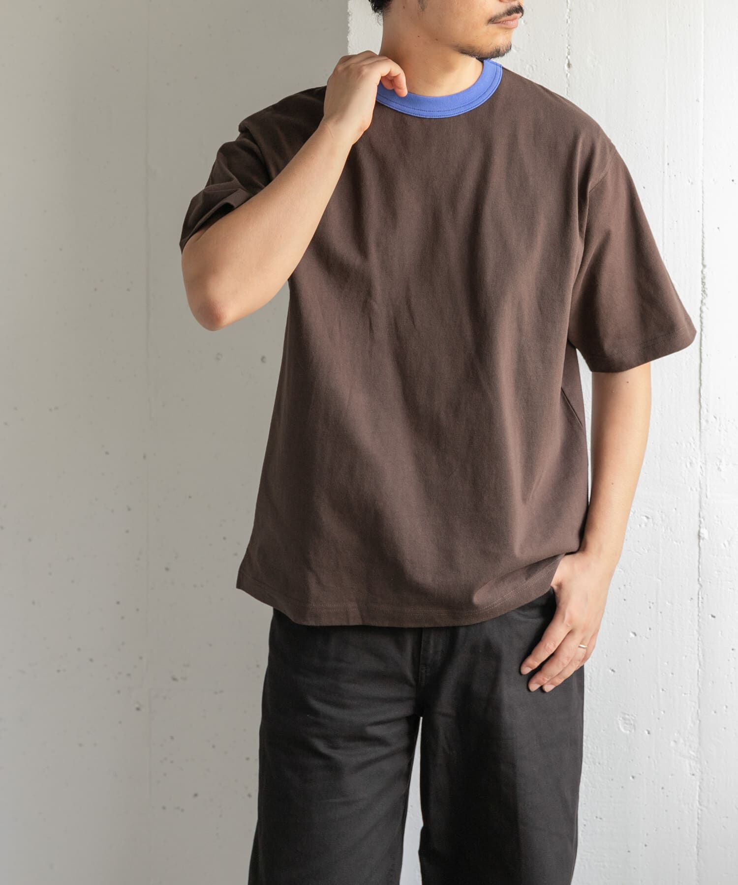 URBAN RESEARCH DOORS「FORK&SPOON　リンガーショートスリーブTシャツ」|Tシャツ・カットソー|