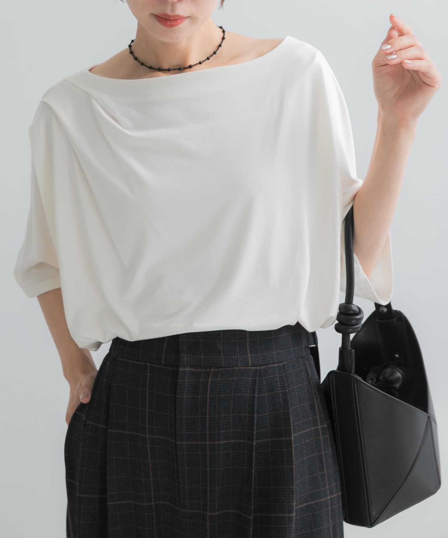 URBAN RESEARCH ROSSO「クールタッチドレーププルオーバー」|Tシャツ・カットソー|
