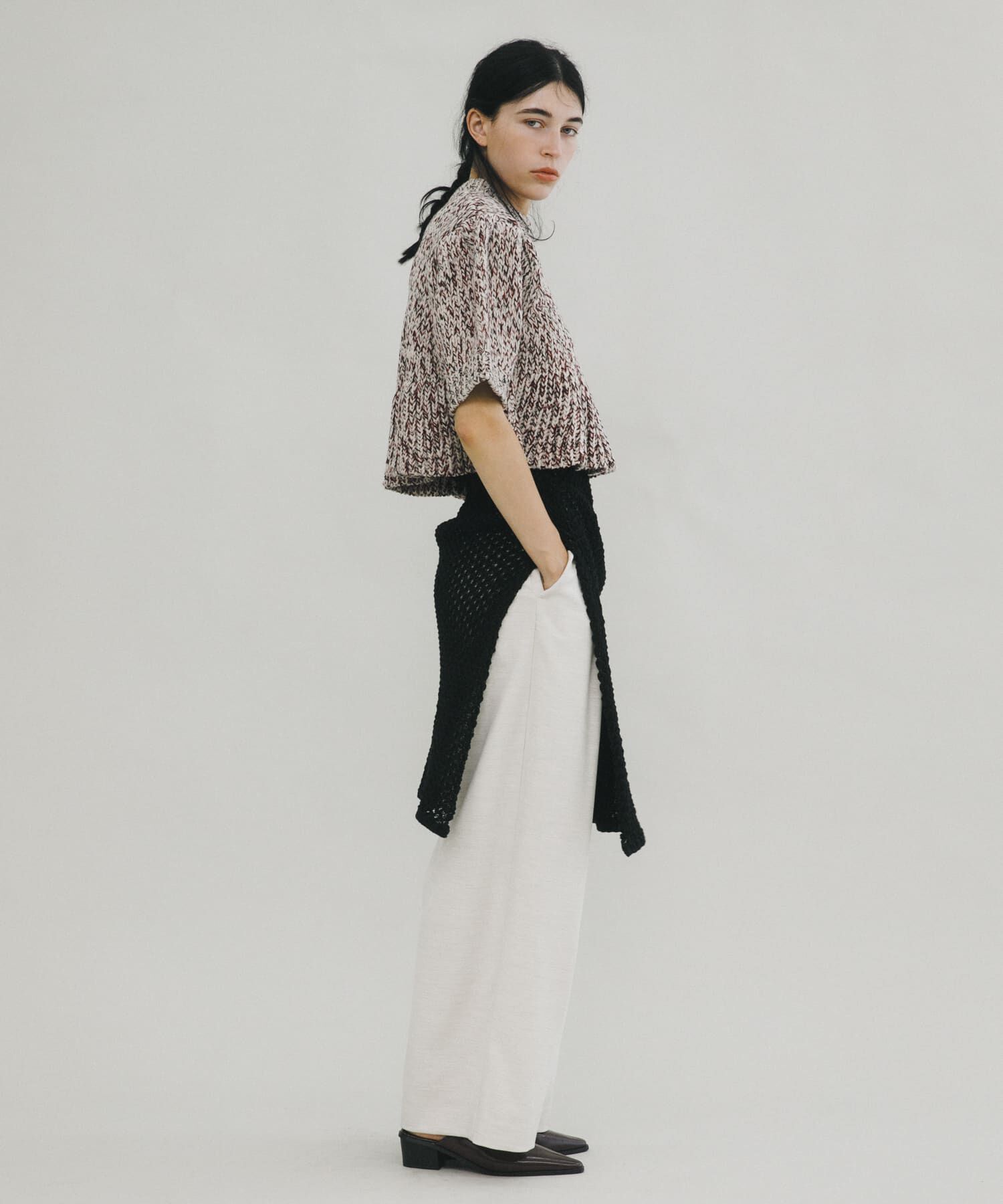 LAATO「wrap wide tack pants」|その他|