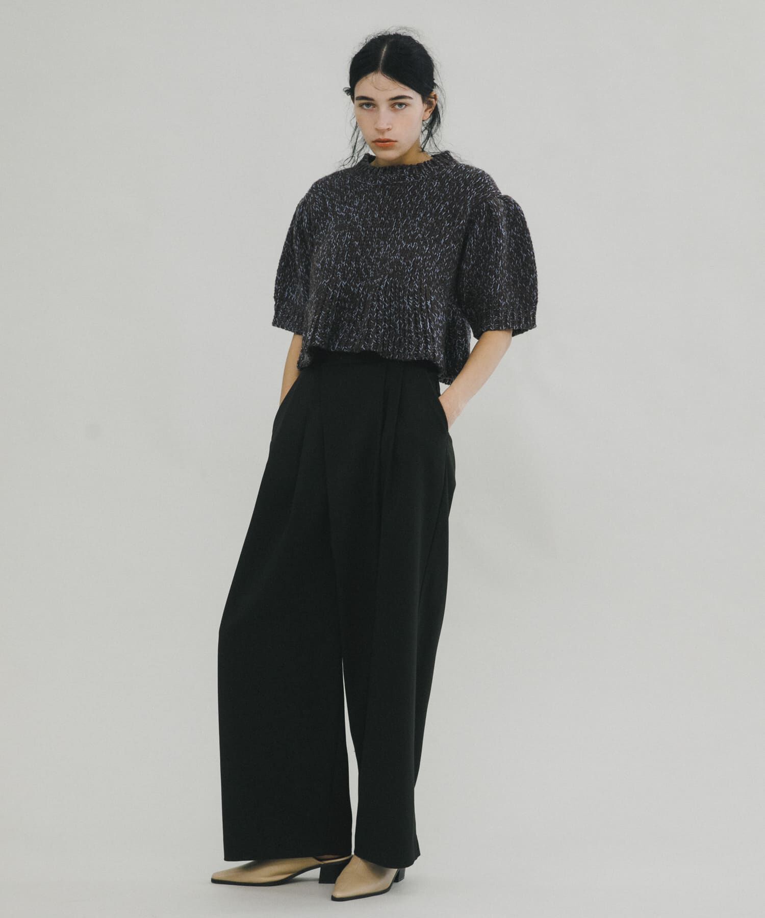 LAATO「wrap wide tack pants」|その他|
