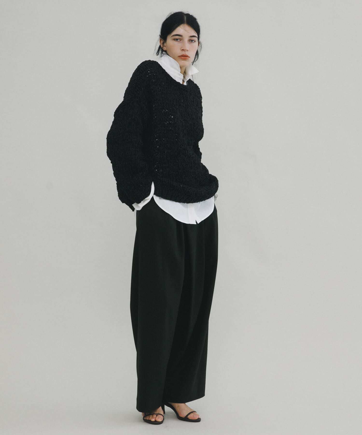 LAATO「wrap wide tack pants」|その他|