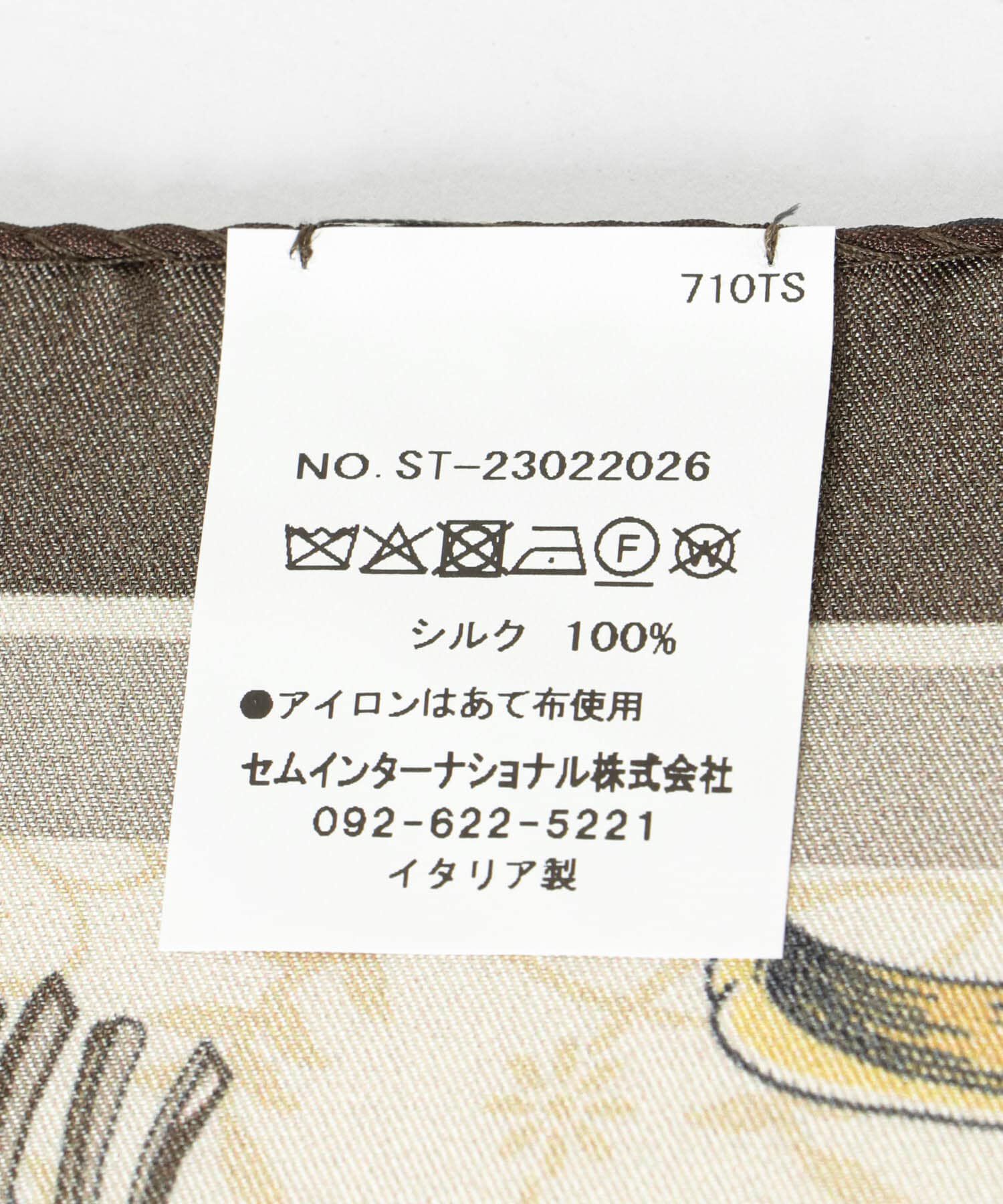 Sonny Label 「AULENTTI　プリントシルクスカーフ」|バンダナ・スカーフ|