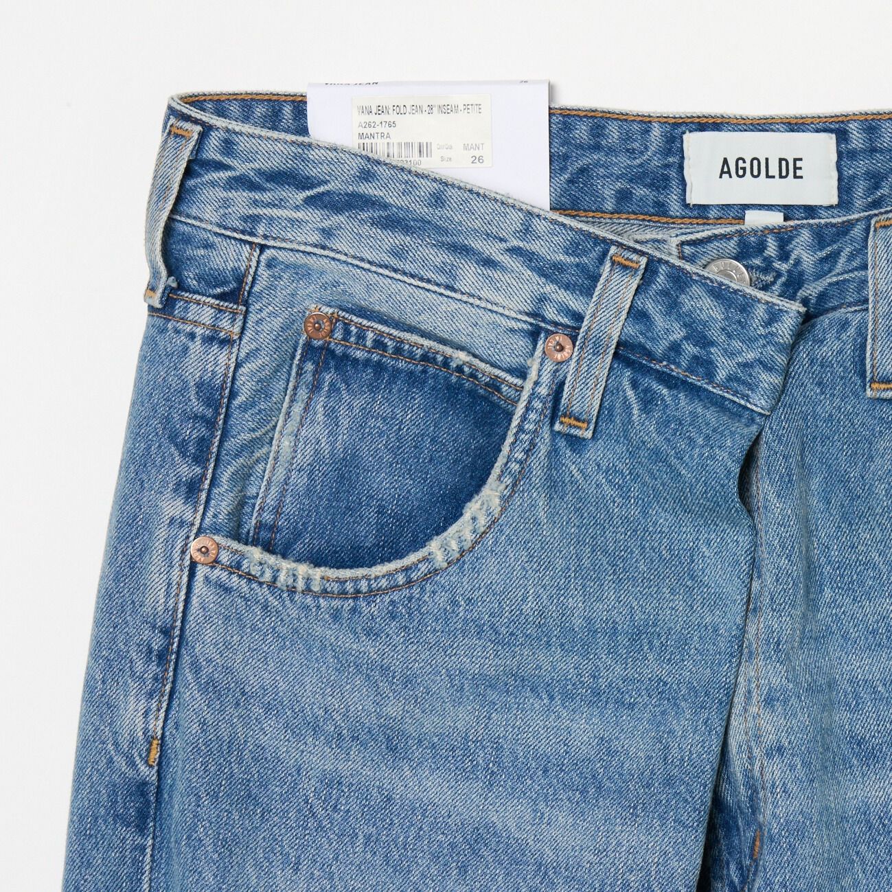  「AGOLDE VANA ASIAN LEG JEAN」|チノ|