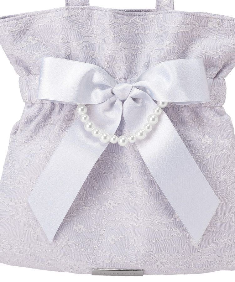 Maison de FLEUR「【2Way】ブルーマニアリボン2Wayトートバッグ」|トートバッグ|