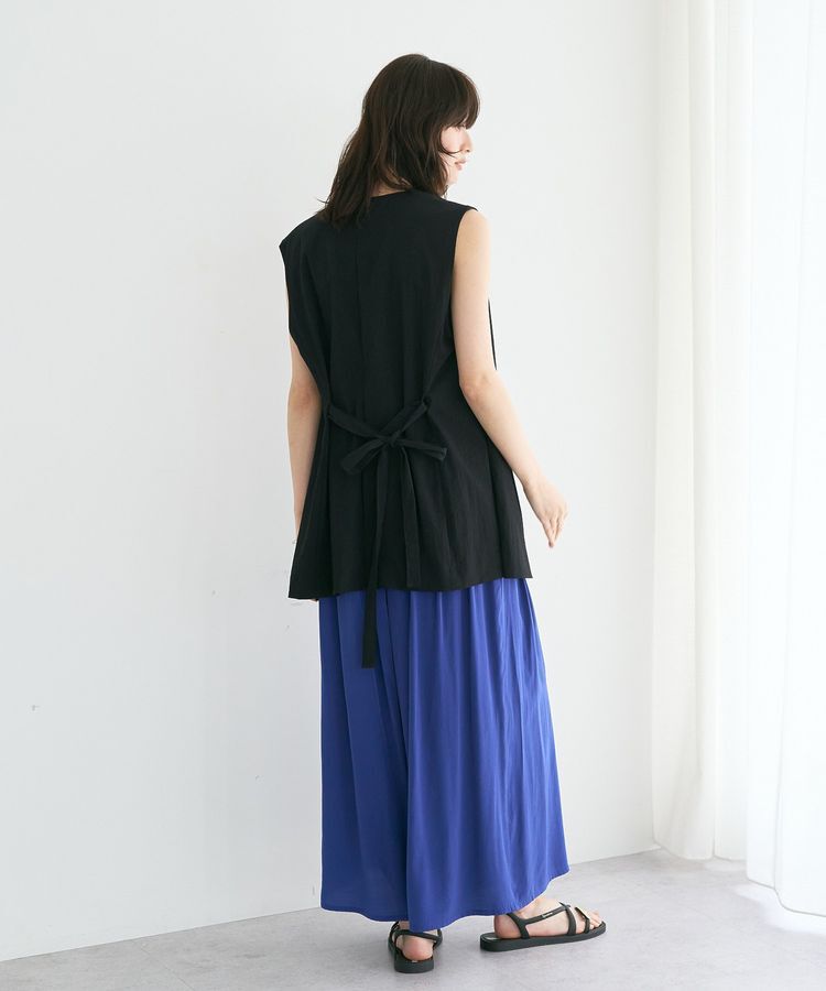 YECCA VECCA「【接触冷感/セットアップ可能】シルキータックワイドパンツ」|その他|