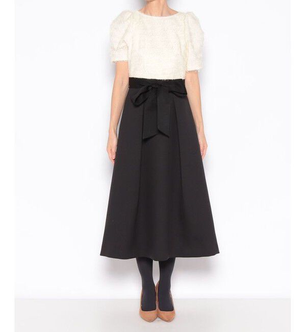 LOULOU WILLOUGHBY「【LOULOU WILLOUGHBY】カットジャガードワンピース」|ワンピース|