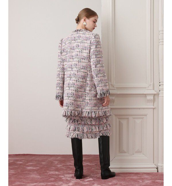 LOULOU WILLOUGHBY「MALHIA ファジーミドルコート」|ダッフルコート|