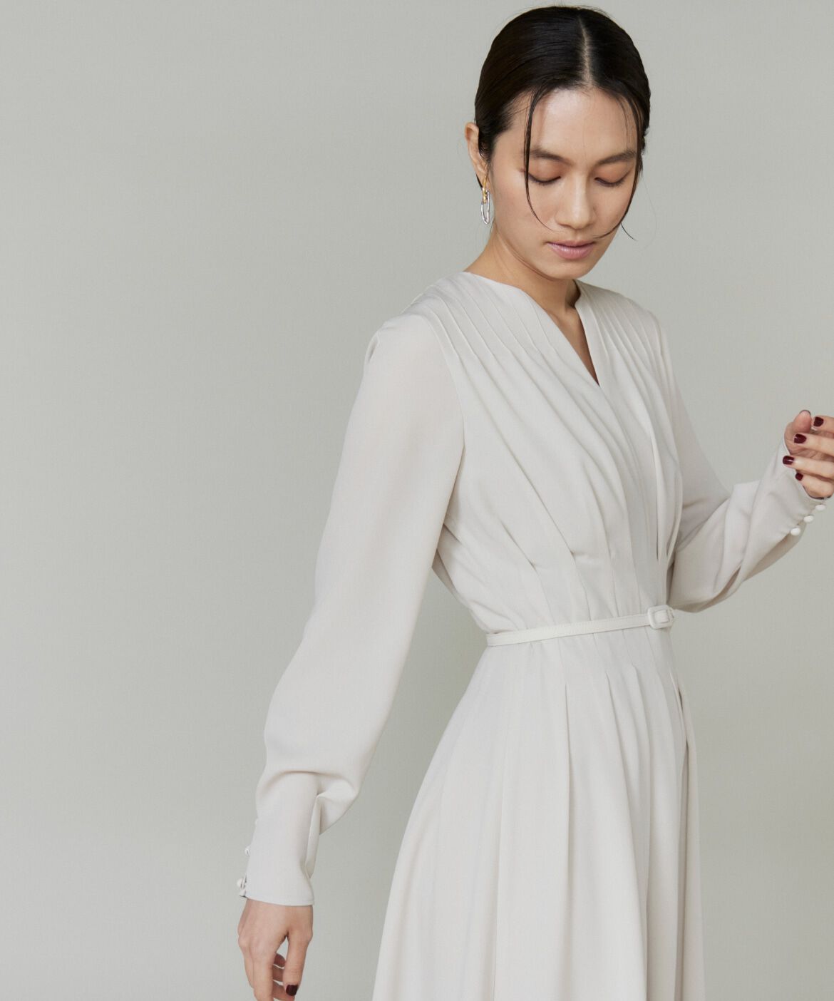 la veille by SUPERIOR CLOSET「ピンタックデザインワンピース」|ワンピース|