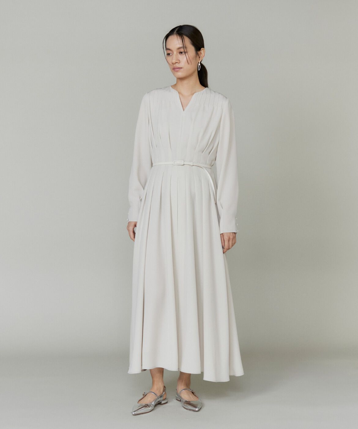 la veille by SUPERIOR CLOSET「ピンタックデザインワンピース」|ワンピース|