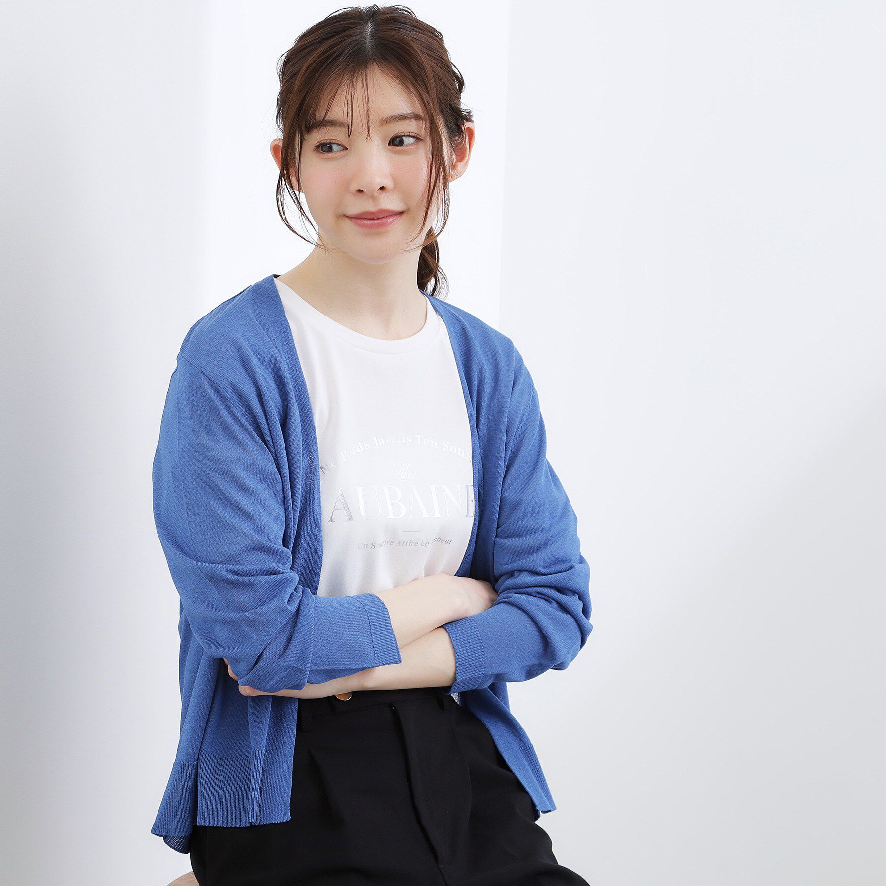 grove「高評価！【UVカット】ベーシックショートカーディガン」|カーディガン|
