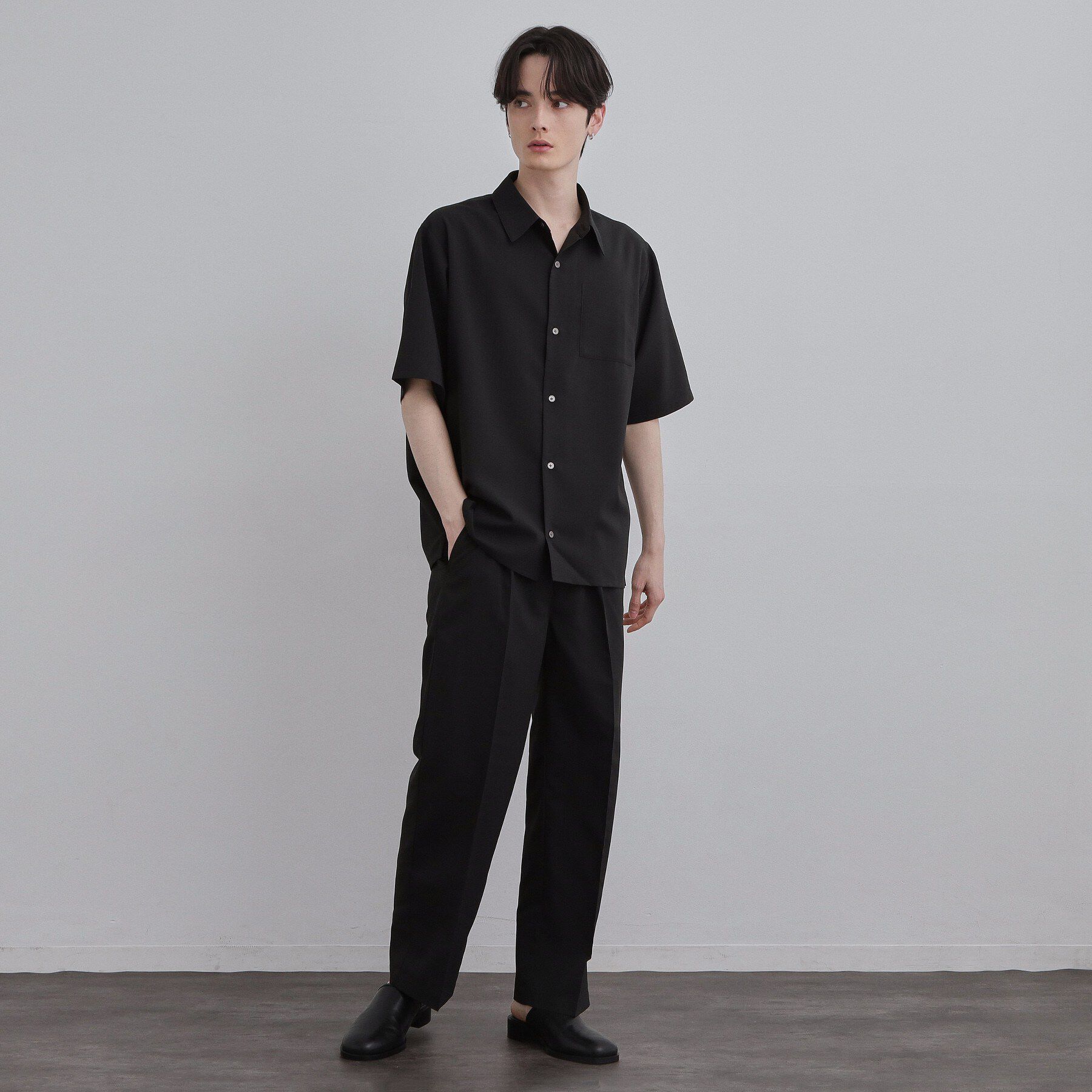 tk.TAKEO KIKUCHI「AIRY DRYレギュラーカラーシャツ/吸水速乾/UVカット/マシーンウォッシャブル/洗濯可/イージ」|シャツ・ブラウス|