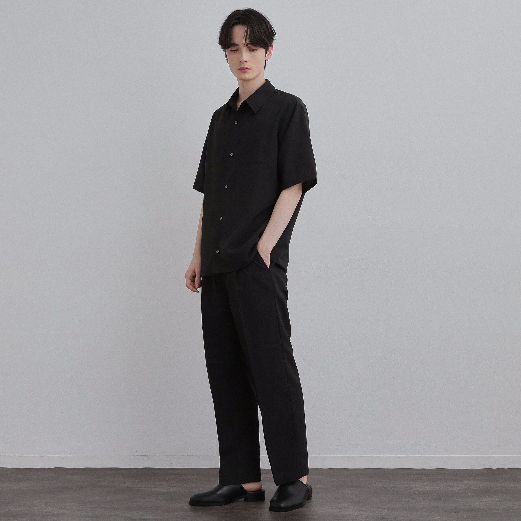 tk.TAKEO KIKUCHI「AIRY DRYレギュラーカラーシャツ/吸水速乾/UVカット/マシーンウォッシャブル/洗濯可/イージ」|シャツ・ブラウス|