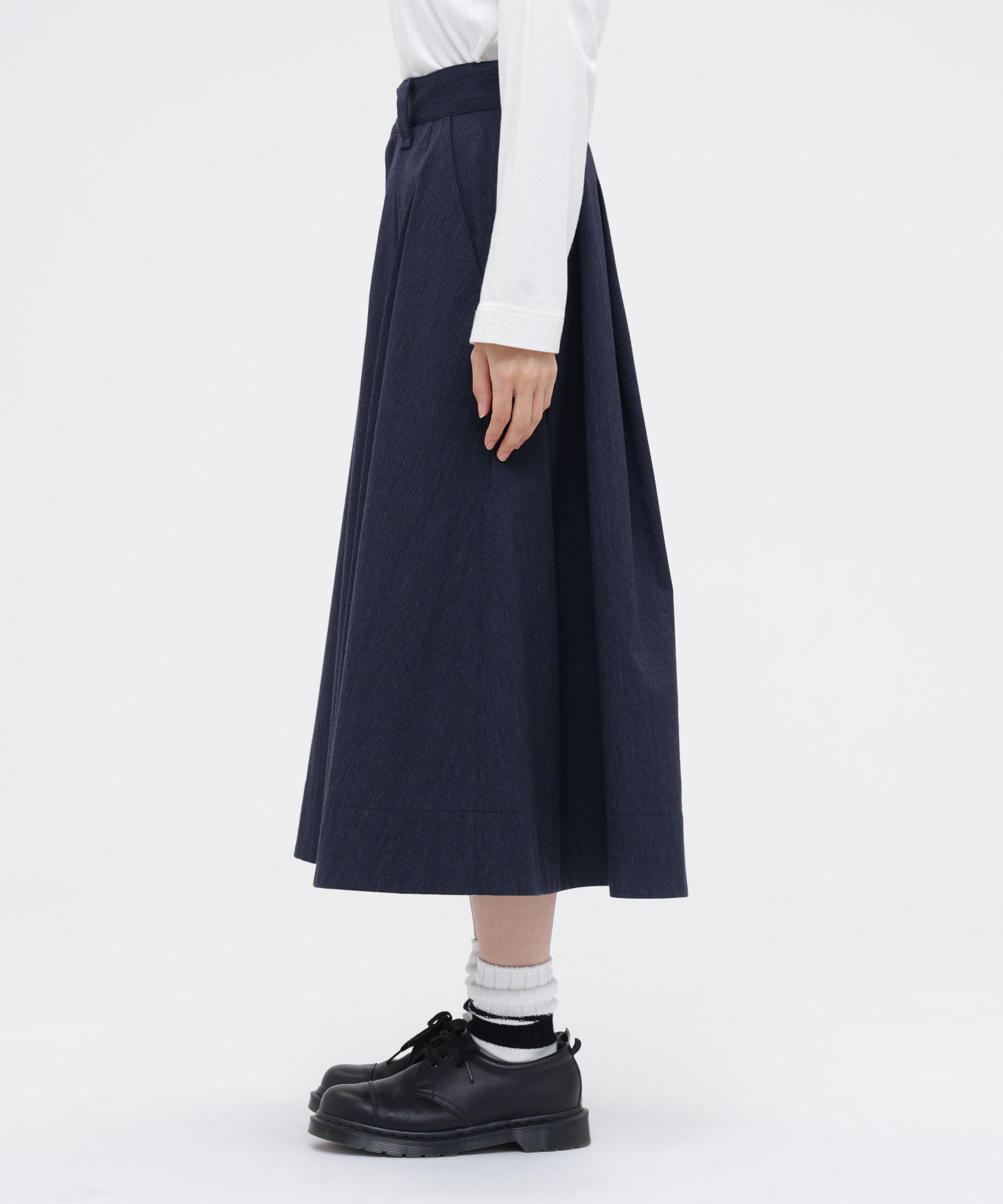 MHL.「WOOL COTTON TWILL SKIRT」|スカート|