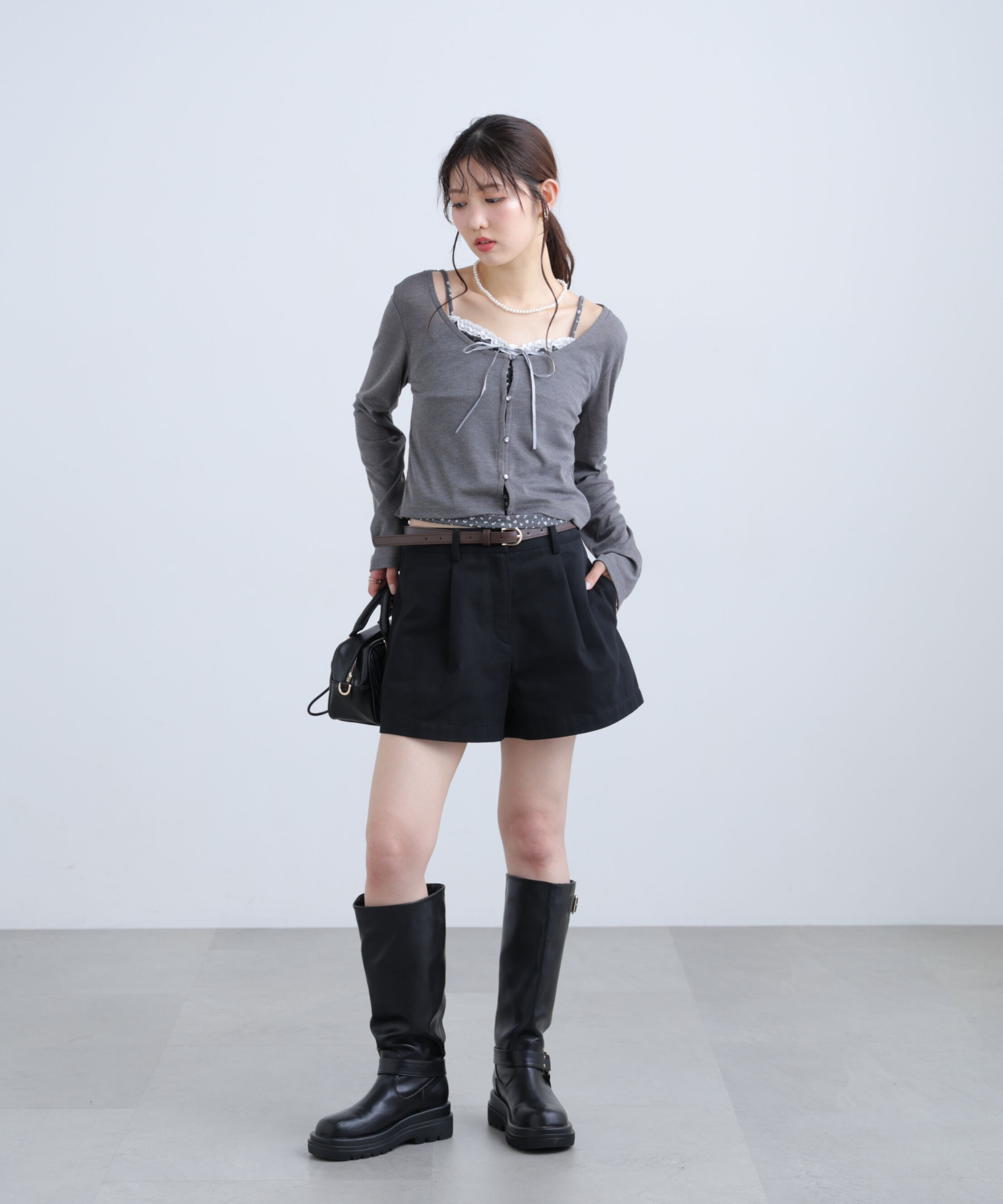  「ベルト付きショートパンツ」|その他|
