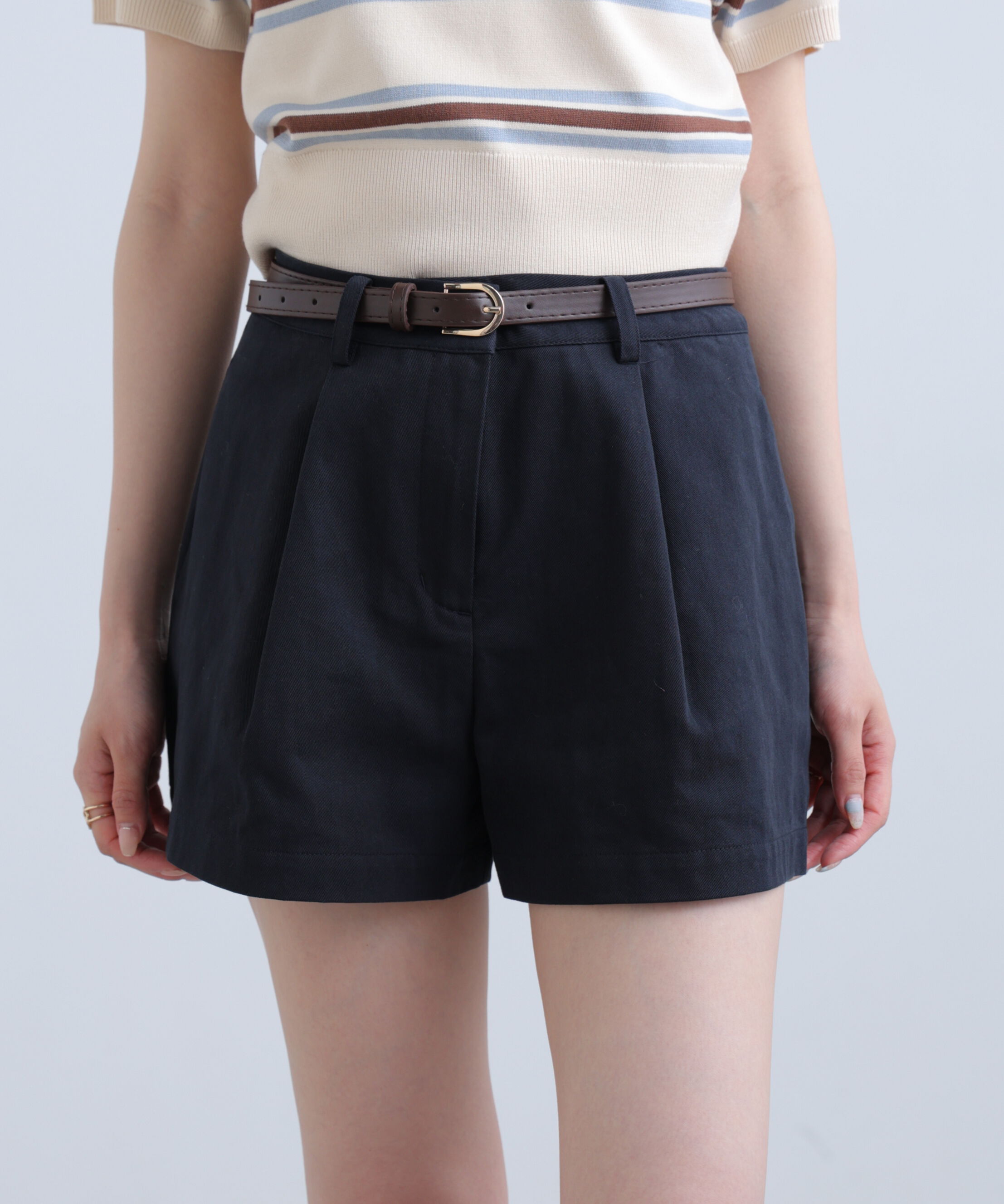  「ベルト付きショートパンツ」|その他|