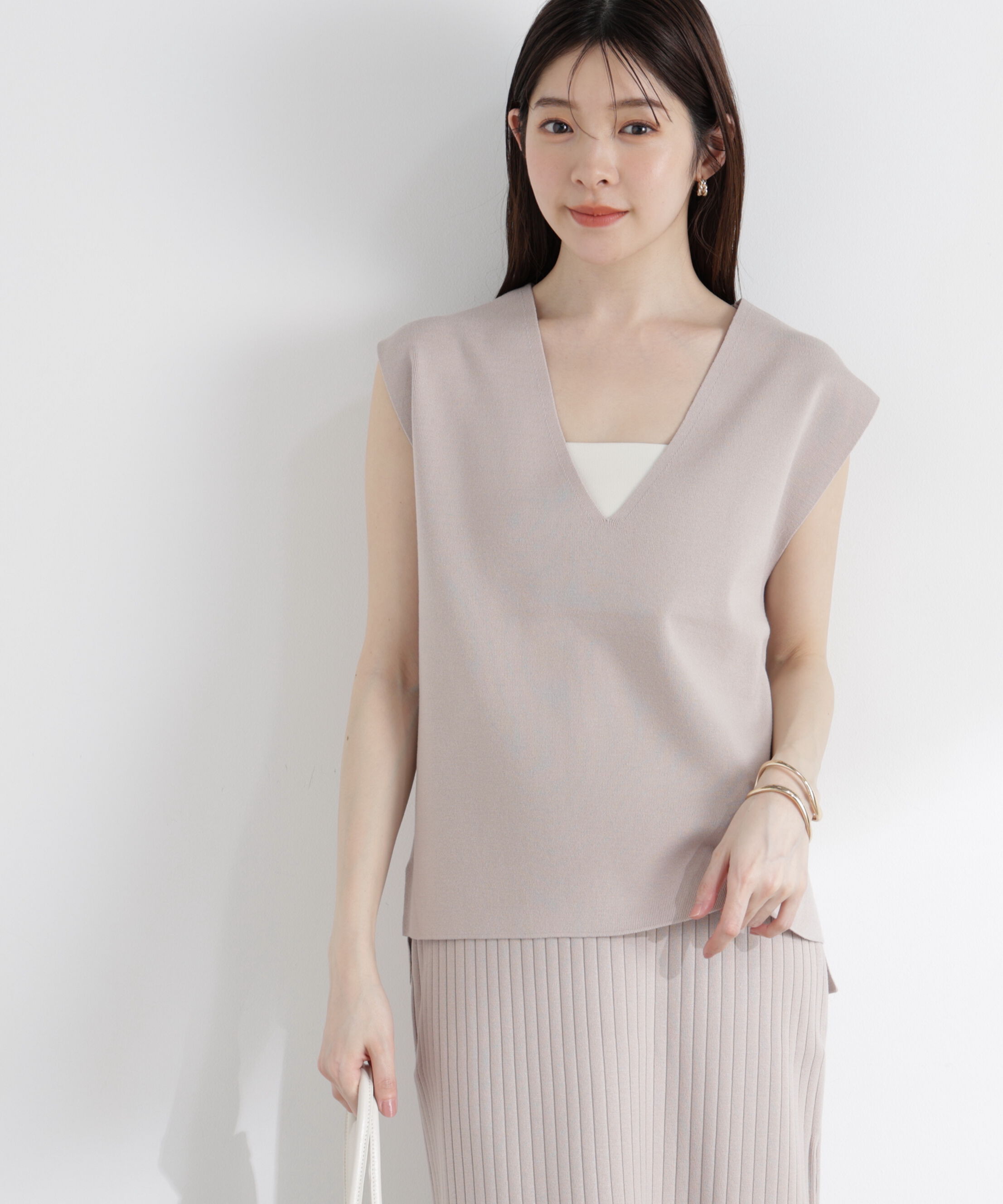 PROPORTION BODY DRESSING「ナローニットSETUP 25AW」|ワンピース|
