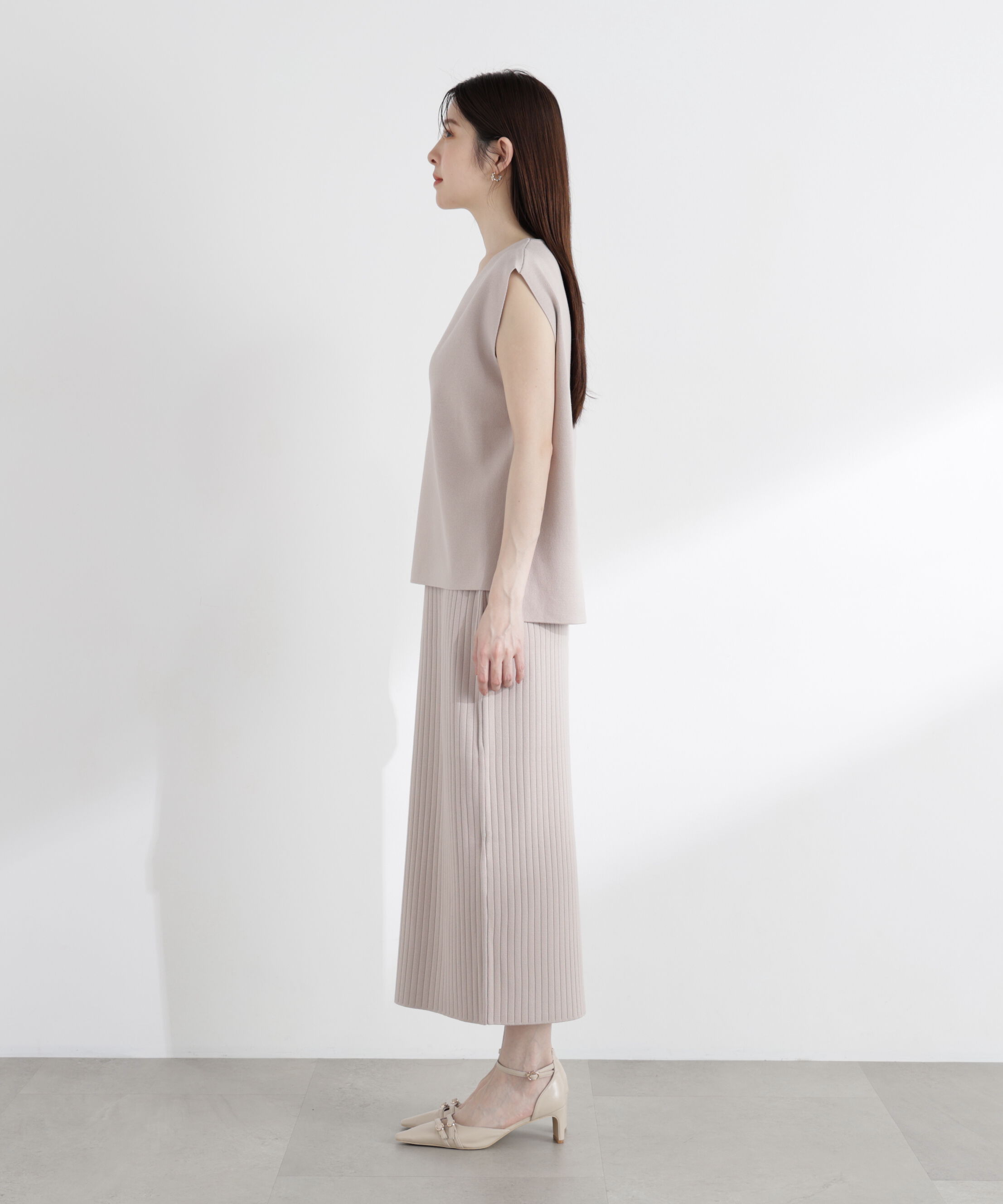 PROPORTION BODY DRESSING「ナローニットSETUP 25AW」|ワンピース|