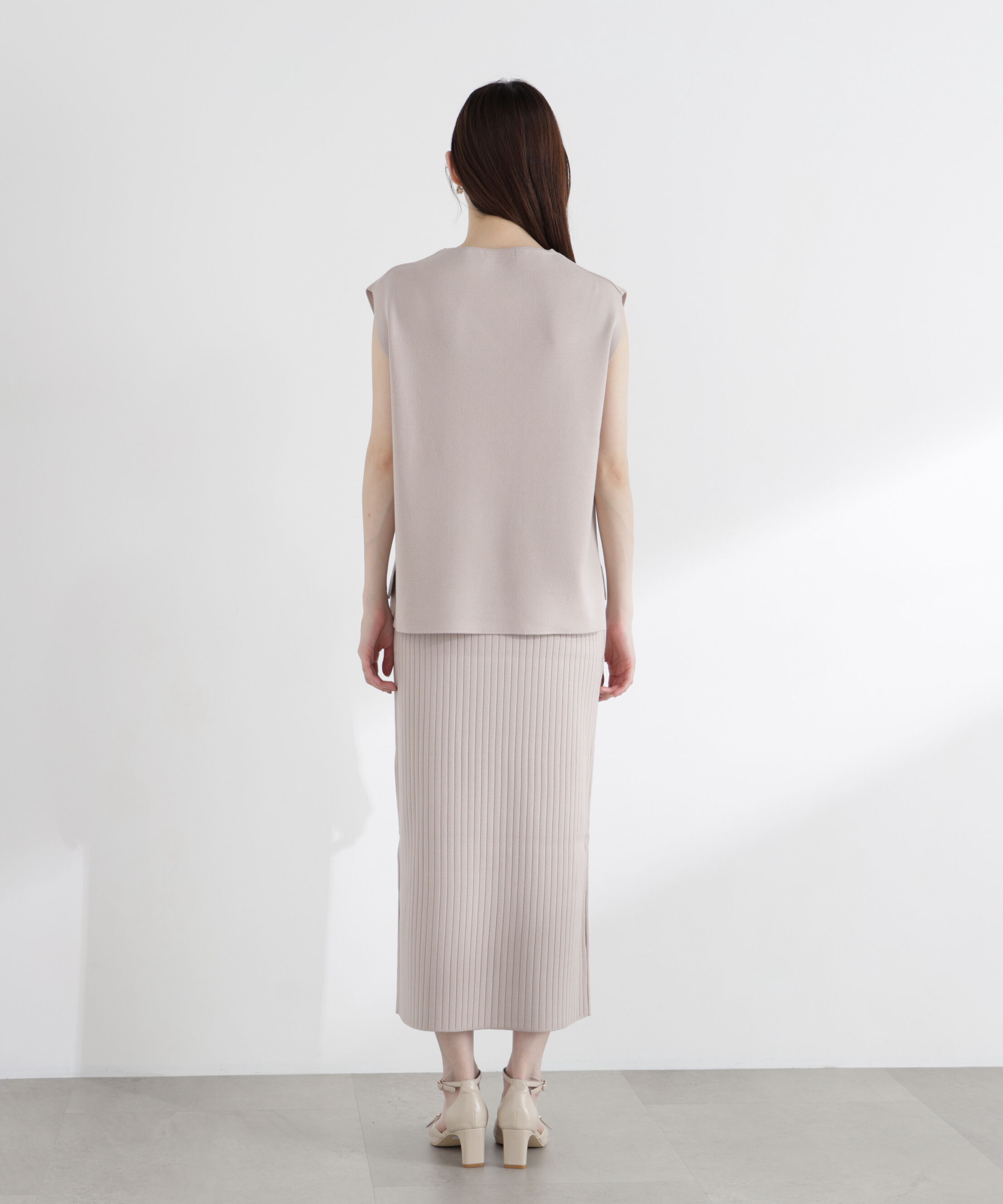 PROPORTION BODY DRESSING「ナローニットSETUP 25AW」|ワンピース|