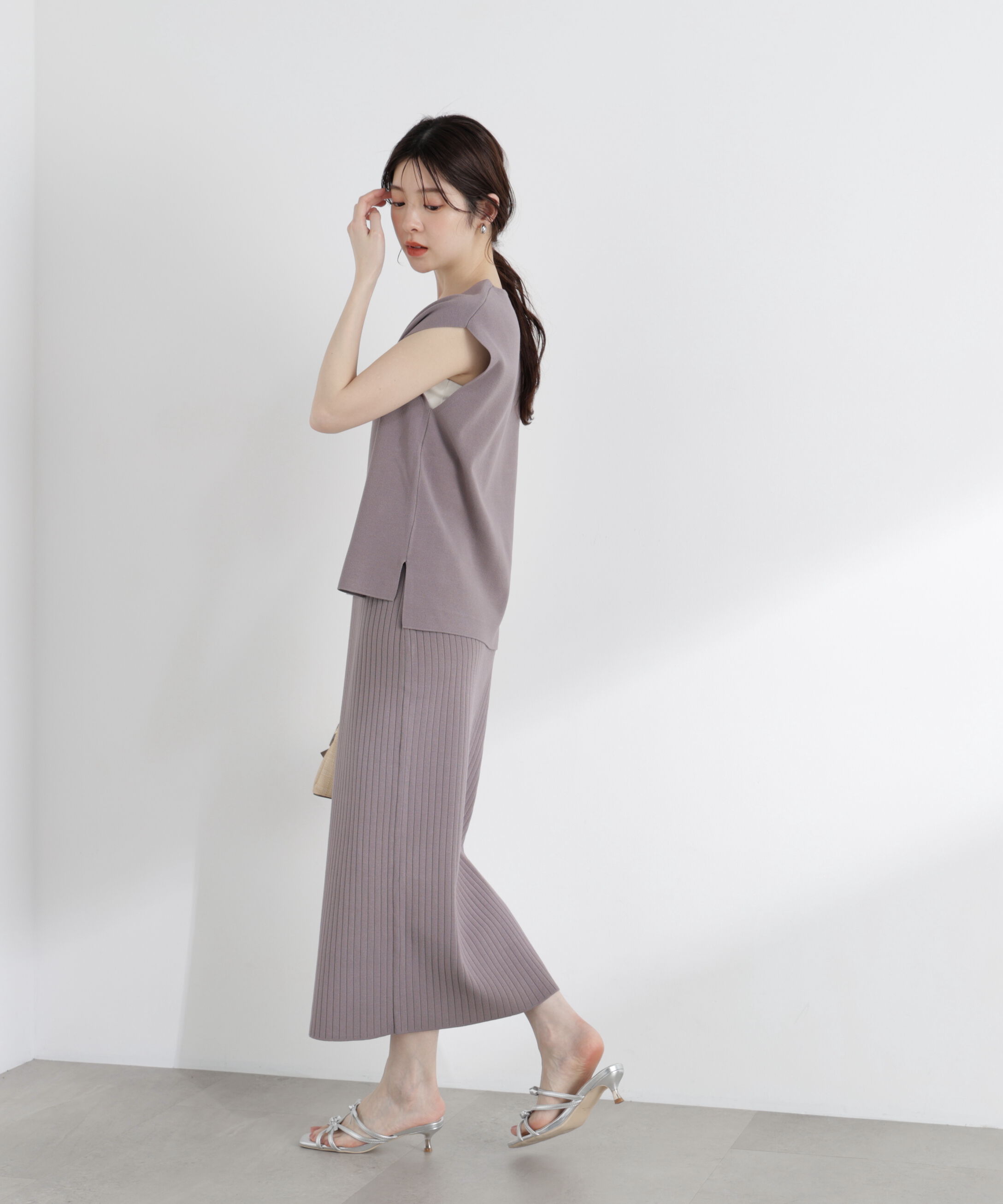 PROPORTION BODY DRESSING「ナローニットSETUP 25AW」|ワンピース|