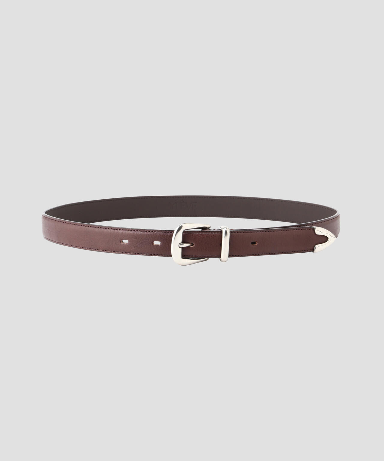 YLEVE 「YLEVE / LEATHER WESTERN BELT WOMEN」|ベルト|BROWN