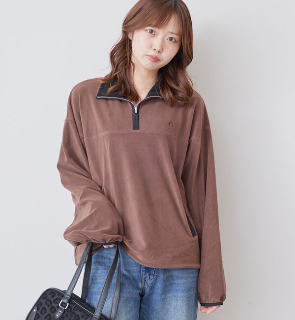 archives「ハーフｚｉｐ配色フリースＰＯ」|Tシャツ・カットソー|MOCHA