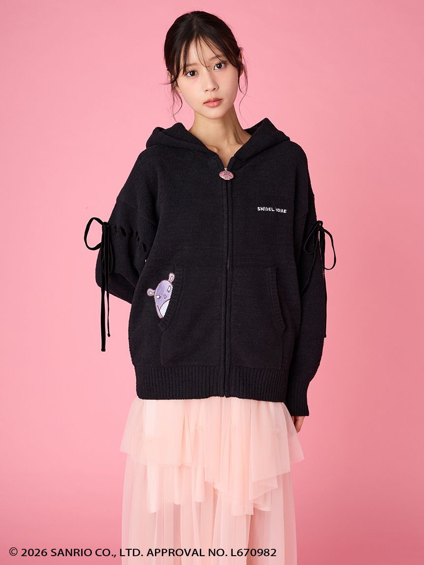 SNIDEL HOME「【クロミ】ニットパーカー」|ルームウェア|