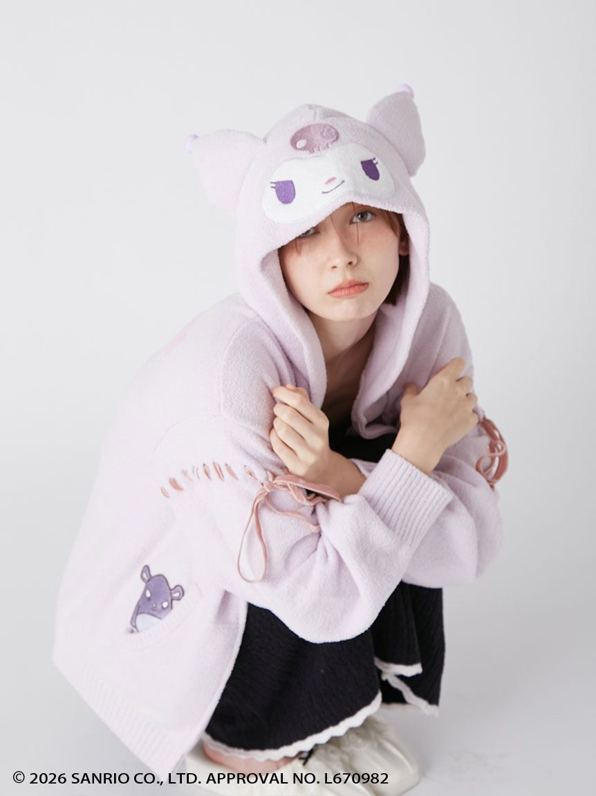 SNIDEL HOME「【クロミ】ニットパーカー」|ルームウェア|