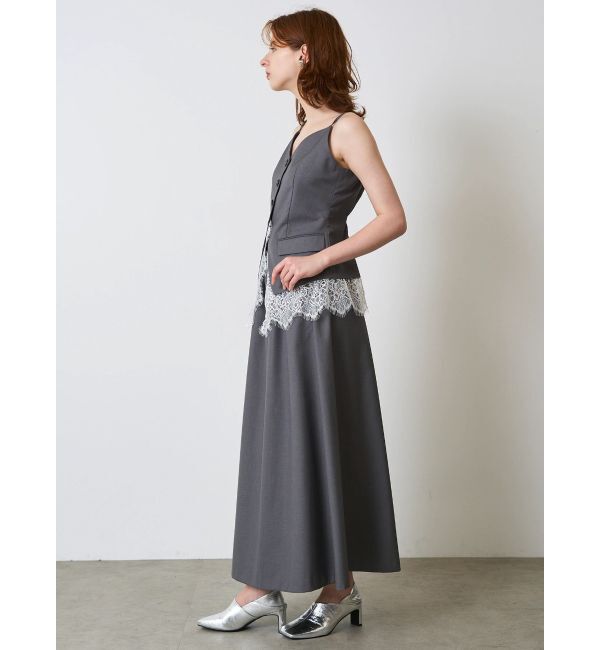 ELENDEEK「LACE LAYERED CAMI OP」|ワンピース|