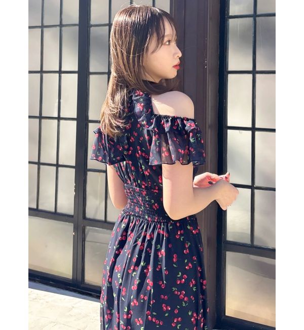 dazzlin「【再生産分】フルーティーフリルティアードワンピース」|ワンピース|
