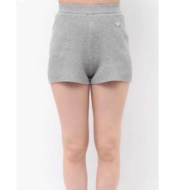 EMODA「プレーティングリブニットショートパンツ」|その他|