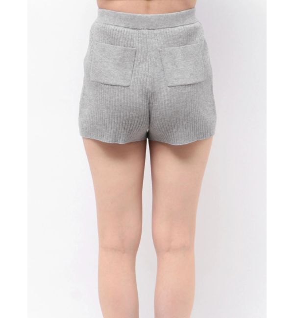 EMODA「プレーティングリブニットショートパンツ」|その他|