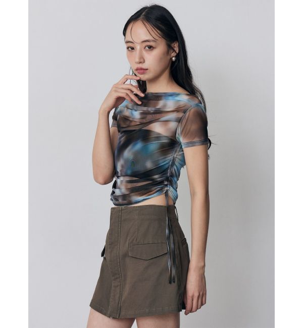 MURUA「タックドロストシアートップス」|Tシャツ・カットソー|