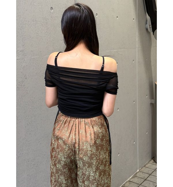 MURUA「タックドロストシアートップス」|Tシャツ・カットソー|