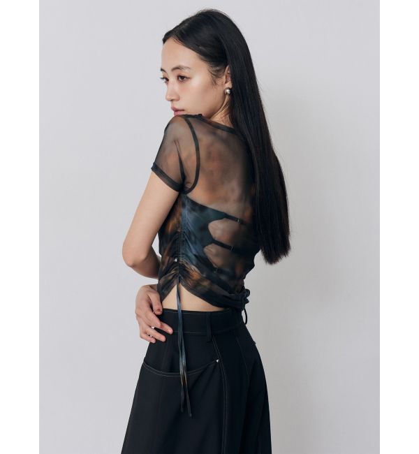 MURUA「タックドロストシアートップス」|Tシャツ・カットソー|