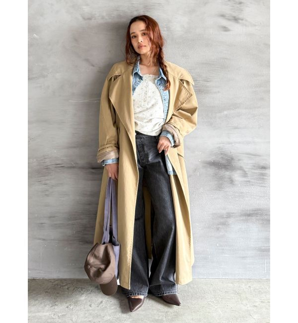Ungrid「スウェットドッキングストレートデニム」|デニム|