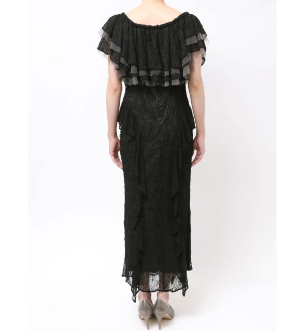 LAGUNAMOON「LADYレースフリルデザインボレロキャミワンピース」|ドレス|