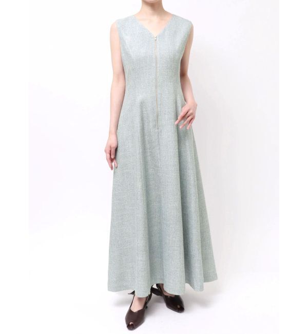 LAGUNAMOON「フロントZIPミックスカラーワンピース」|ワンピース|