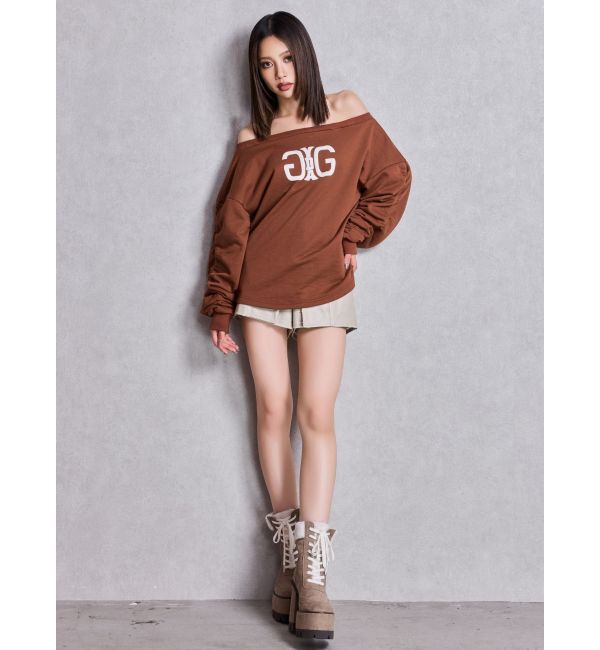 GYDA「フェイクレザーレイヤーショートパンツ」|その他|